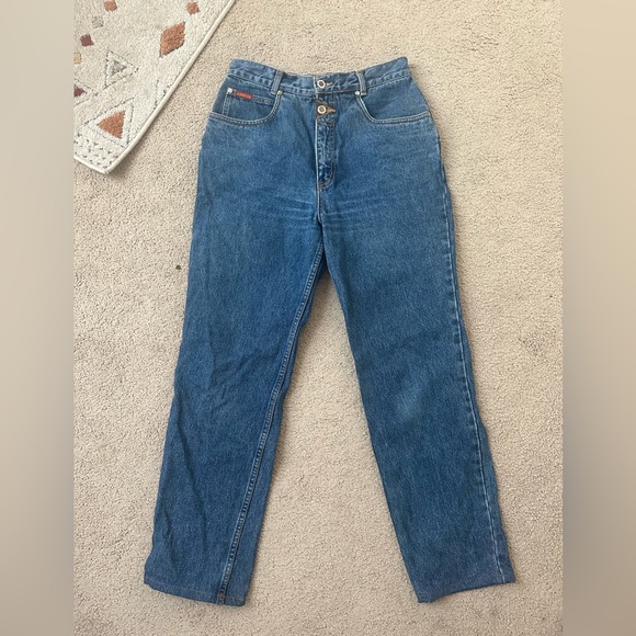 LAWMAN SLIM FIT HIGH WAIST WESTERN VINTAGE JEANS-100% made in USA - Picture 4 of 4